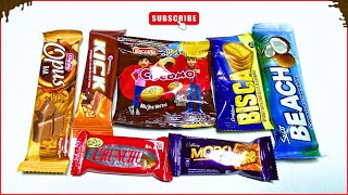 Satisfying Unpacking Mixing Chocolate Video - Bisca Chocolate, Moro, Kick, Beach, Crunchy, Opus, Etc