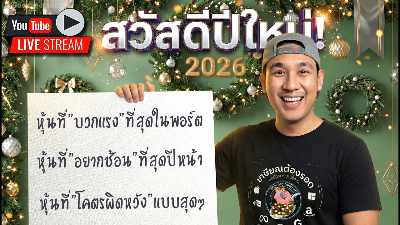 รีวิวพอร์ตหุ้น รับปีใหม่ 2026 🎉