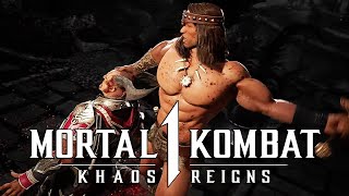 Mortal Kombat 1 - Conan the Barbarian Fatality #2 & Gear Customization REVEALED!