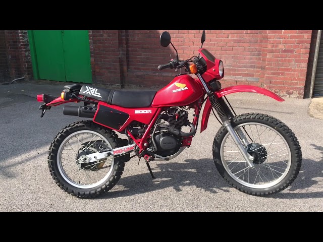 1983 Honda XL200R - YouTube