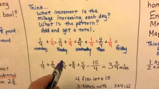 Grade 4 Math 7.10, Fractions and Multi-step Word Problems
