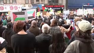Pro-Palestinian demonstrators gather in Brooklyn demanding peace, ceasefire overseas