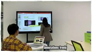 Interactive Flat Panel Share Content Wirelessly.