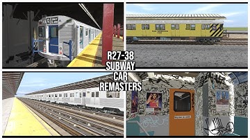 Trainz Special: R27, R30, R32 & R38 Subway Car Remasters [NYCTA DE]