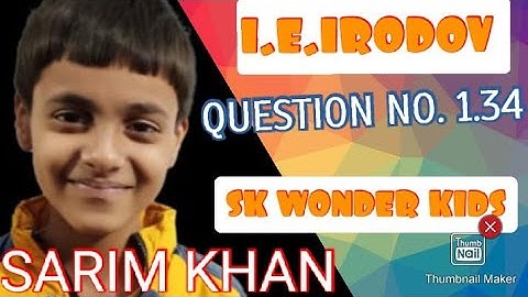 Q.no.1.34|IE Irodov|JEE Advanced|@skwonderkids5047.