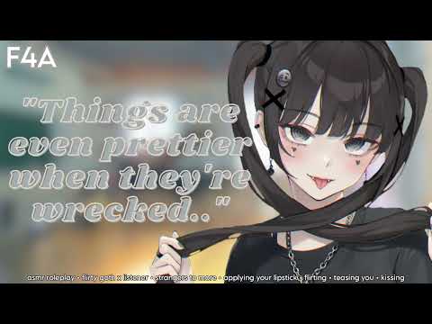 Flirting With A Goth Girl [ASMR Roleplay] [F4A] [strangers to more] [flirting] [kissing]