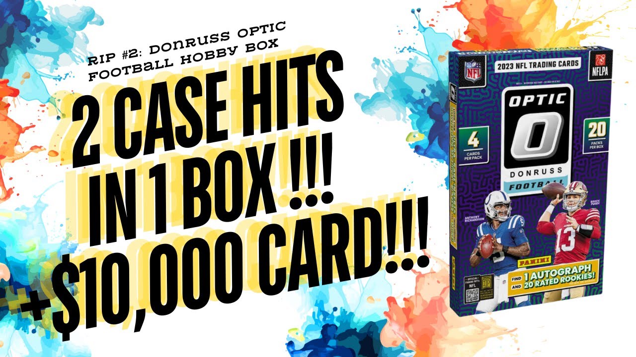 Rip #2: Optic Football Hobby Box - DOUBLE CASE HIT + $10k card reveal ...