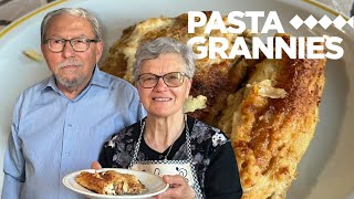 How to make mushroom filled crespelle or crepes! | Pasta Grannies