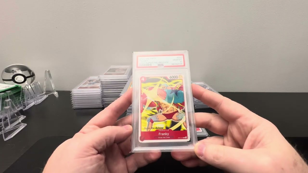 Суперпредварительные наборы One Piece, обсуждение коллекции PSA с карточками-штампами победителей...