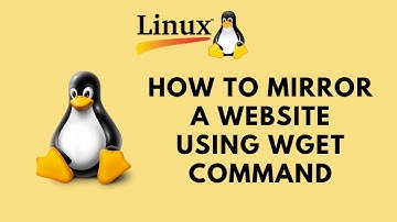 How to Mirror a Website Using wget command