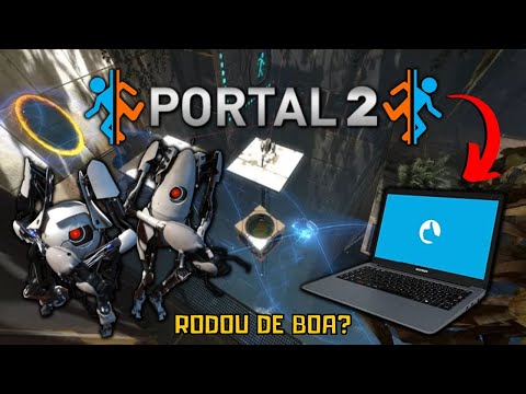 Portal 2 em um notebook Posiitivo