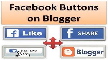 How to Add Facebook Share | Like | Follow Button on Blogger in Hindi