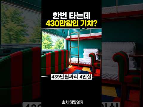 한번 타는데 430만원인 <strong>기차</strong>?
