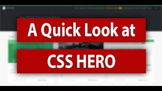 Quick Look at CSS Hero: Modify your Wordpress theme CSS without knowing CSS