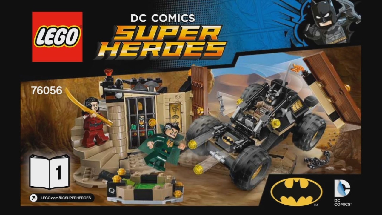 LEGO Super Heroes 76056 Batman: Rescue from Ra's al Ghul - instruction timelapse