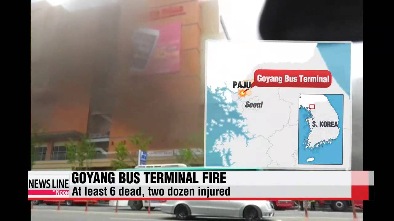 Fire at Goyang Bus Terminal kills at least six