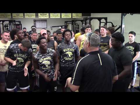 WESTERN WILDCATS FOOTBALL - WEIGHT ROOM - LIVE HIGH SCHOOL FOOTBALL BROADCAST & LIVE STREAM