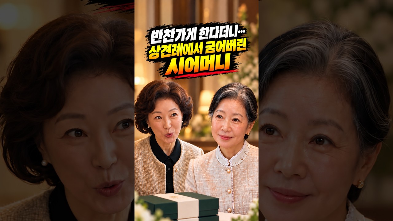 “우리 아들이 의사인데” 큰소리치던 시어머니의 뜻밖의 상견례 #시니어 #시니어드라마 #시니어쇼츠 #반전드라마 #감동드라마