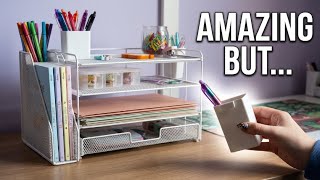 This desk organizer is AMAZING but has one annoying problem | 4-Tier Desktop File