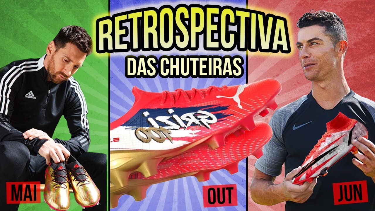 RETROSPECTIVA DAS CHUTEIRAS - TODAS CHUTEIRAS DE 2021 (mais de 70 modelos no ano)