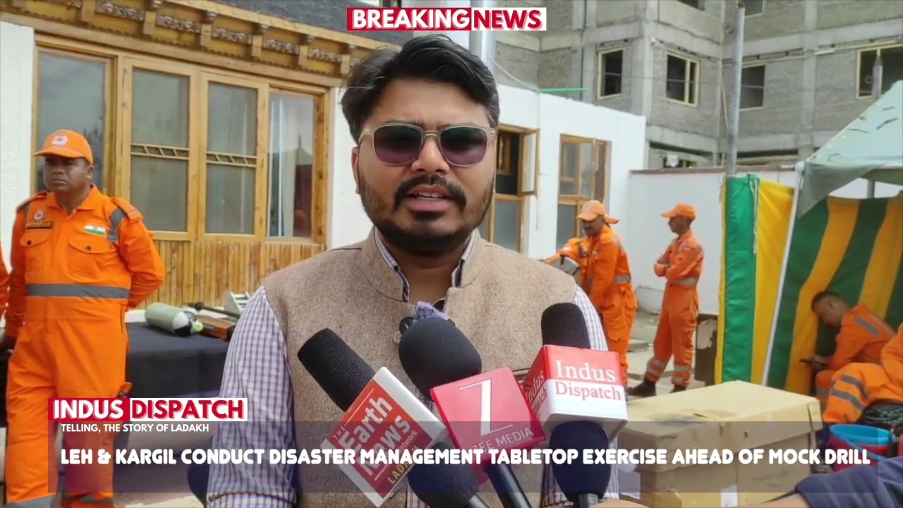 Leh & Kargil Disaster Management Tabletop Exercise Ahead of Mock Drill