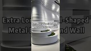 Extra Long Special-Shaped Metal Background Wall #luxyry #decor #design #metal #decoration