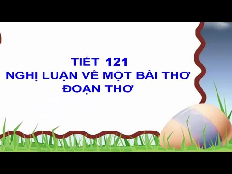 Video Ngữ văn 9 - Nghị luận về một đoạn thơ bài thơ - Thầy... - YouTube