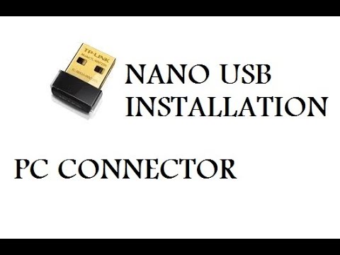 How to install tplink Nano wireless usb adapter TL WN725N !!! - YouTube
