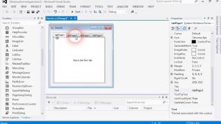 اداة tab control  شرح الطالب خوله حمادي