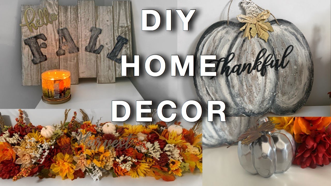 FALL DIY HOME DECOR YouTube