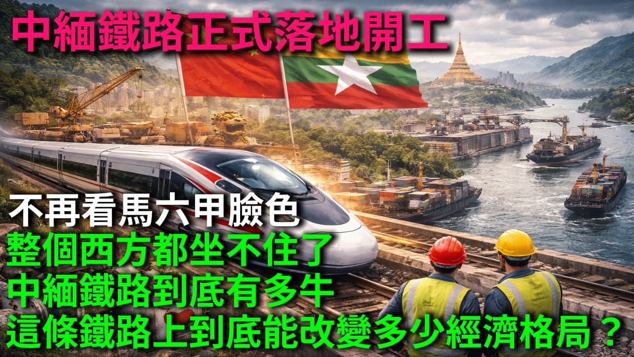 中緬鐵路正式落地開工，不再看馬六甲臉色，整個西方都坐不住了。中緬鐵路到底有多牛？這條鐵路上到底能改變