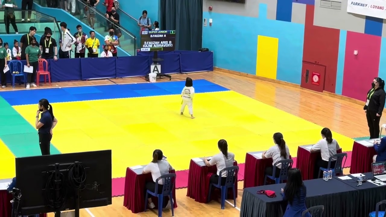 Fauzah’s 1st international taekwondo competition
