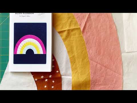 Sewing Retro Rainbow Curves