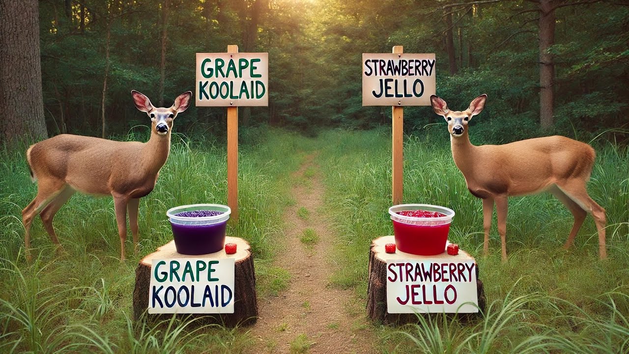 Тестирование самодельного аттрактанта для оленей за 1 доллар против покупного за 30 долларов