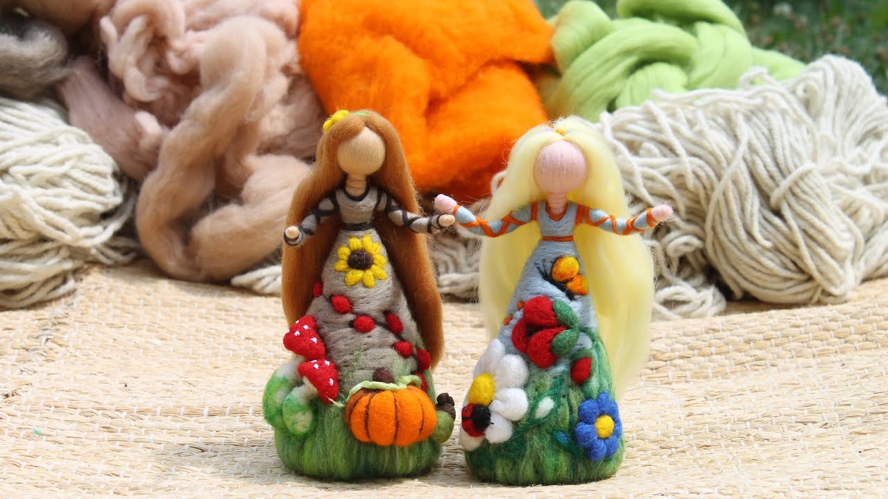 Needle Felted Fairy/ Фея от вълна