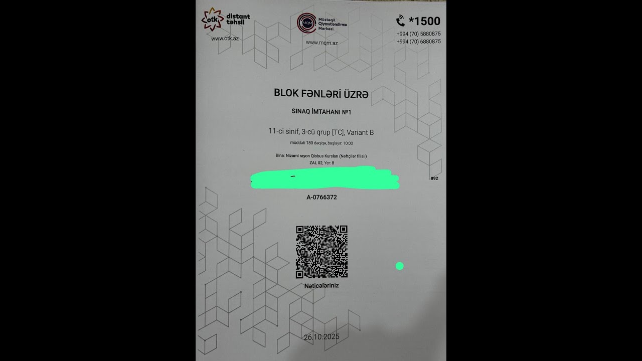 OTK 11 -ci sinif. Coğrafiya sualları