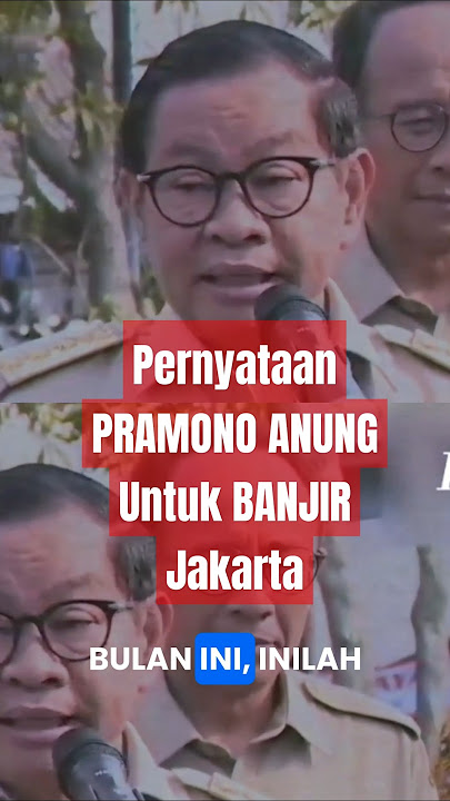 Gubernur DKI Jakarta Pramono Buka Suara soal Banjir #gubernurdkijakarta #pramonoanung #ranokarno