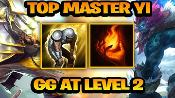 TOP MASTER YI JUST WINS AT LEVEL 2 - DECEPTIVELY STRONG