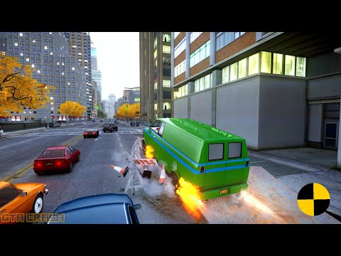 видео: GTA 4 CRASH TESTING REAL CAR 396