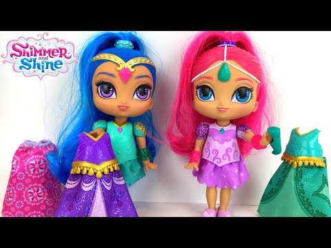 NICKELODEON PAPUSILE SHIMMER SI SHINE SETURI CU ROCHITE MAGICE SI PANTOFIORI DE LA FISHER PRICE