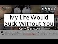 040 | My Life Would Suck Without You - Kelly Clarkson (★★★☆☆) Pop Drum Cover Score book