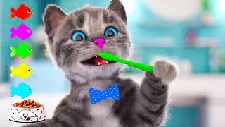 EDUCATIONAL GAME LITTLE KITTEN ADVENTURE  FIRST SCHOOL DAY OF LITTLE KITTEN AND ANIMAL FRIENDS