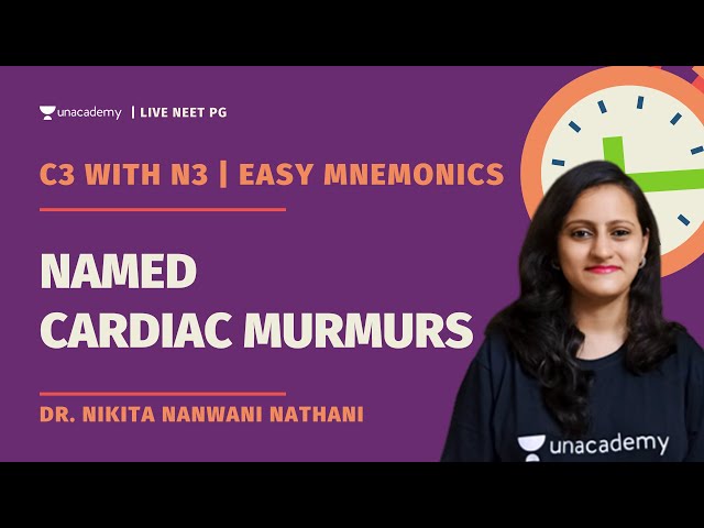 C3 with N3- Easy mnemonics | Named Cardiac Murmurs | Dr. Nikita