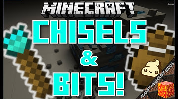 Chisels & Bits Mod 1.16.5/1.12.2/1.10.2 (The Ultimate Building Tool) for Minecraft PC