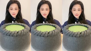 Asmr🍰Eating 🍰A Slice Of Creamy Delight For Every Sweet Tooth！