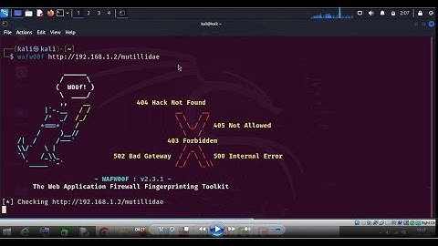 WafW00f Tutorial Kali Linux - Identiy Web Application Firewalls