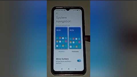 how to hide navigation button in redmi 9a, hide navigation button settings