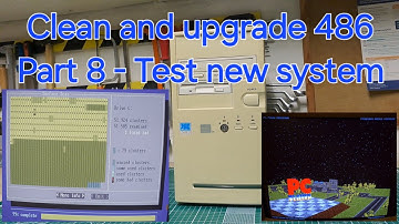 Clean and upgrade 486 Part 8 - Test new system