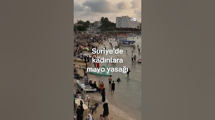 Suriye’de kadınlara mayo yasağı