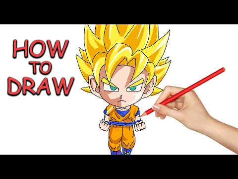 How to Draw Goku (Super Saiyan)
